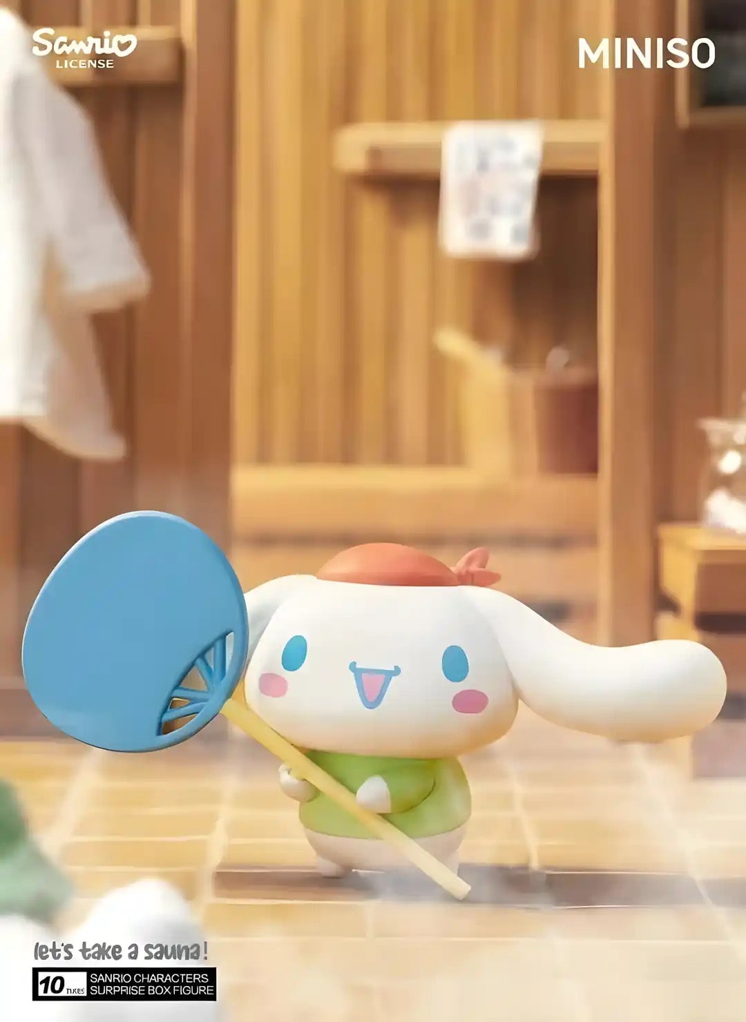 Sanrio Lisanslı Sauna Serisi Sürpriz Figürlü Kutu - Blind Box