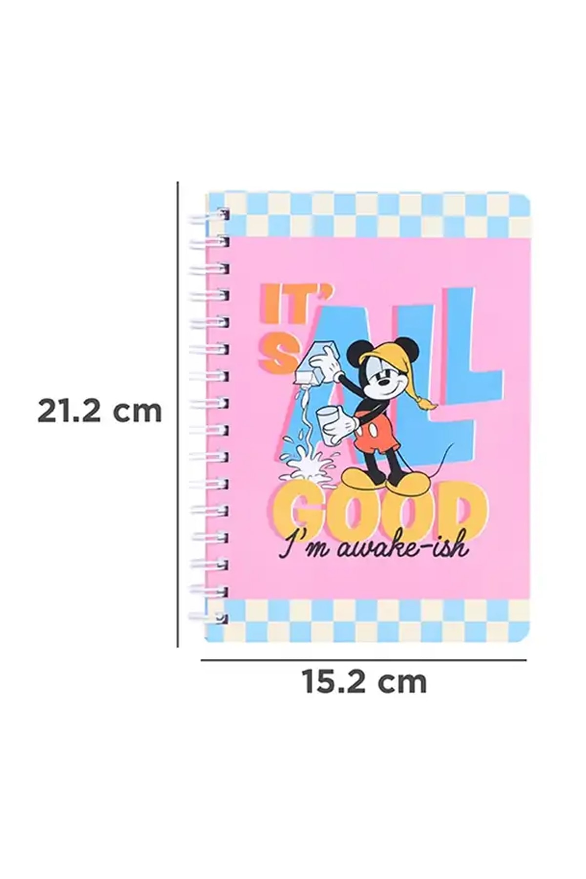 Disney Lisanslı Mickey Yemek Koleksiyonu A5 Günlük Planlayıcı (72 Sayfa, Çıkartmalarla)