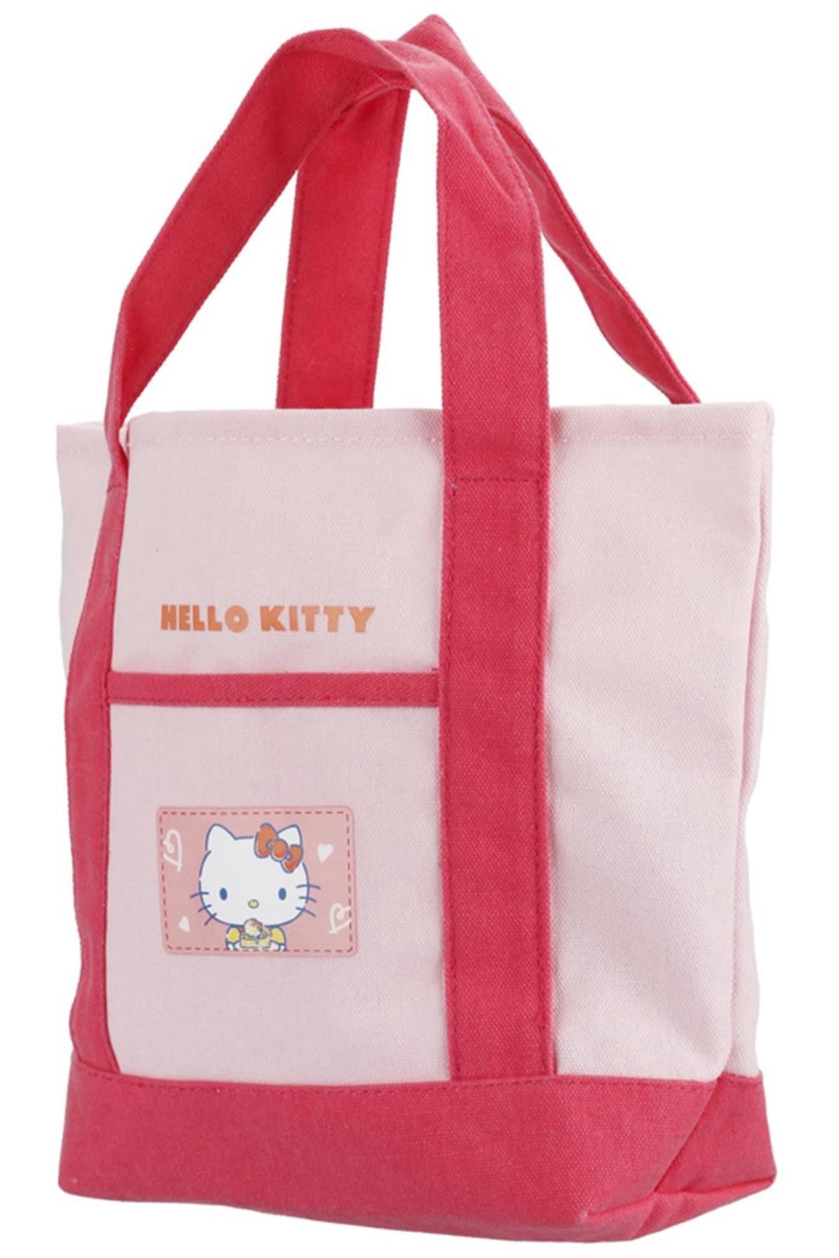 Sanrio Lisanslı Büyük Bez Alışveriş Çantası - Hello Kitty