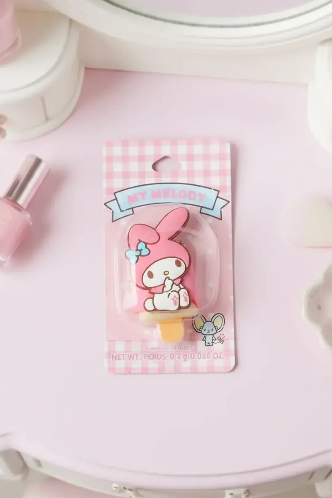 MINISO Sanrio Lisanslı My Melody Lip Balm – Meyvemsi Aromalı Nemlendirici Dudak Bakımı