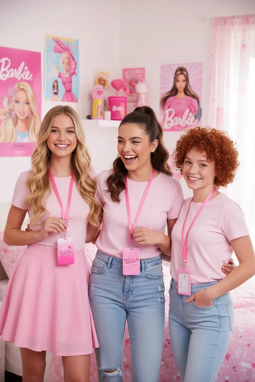 Barbie Lisanslı Boncuklu Kartlık