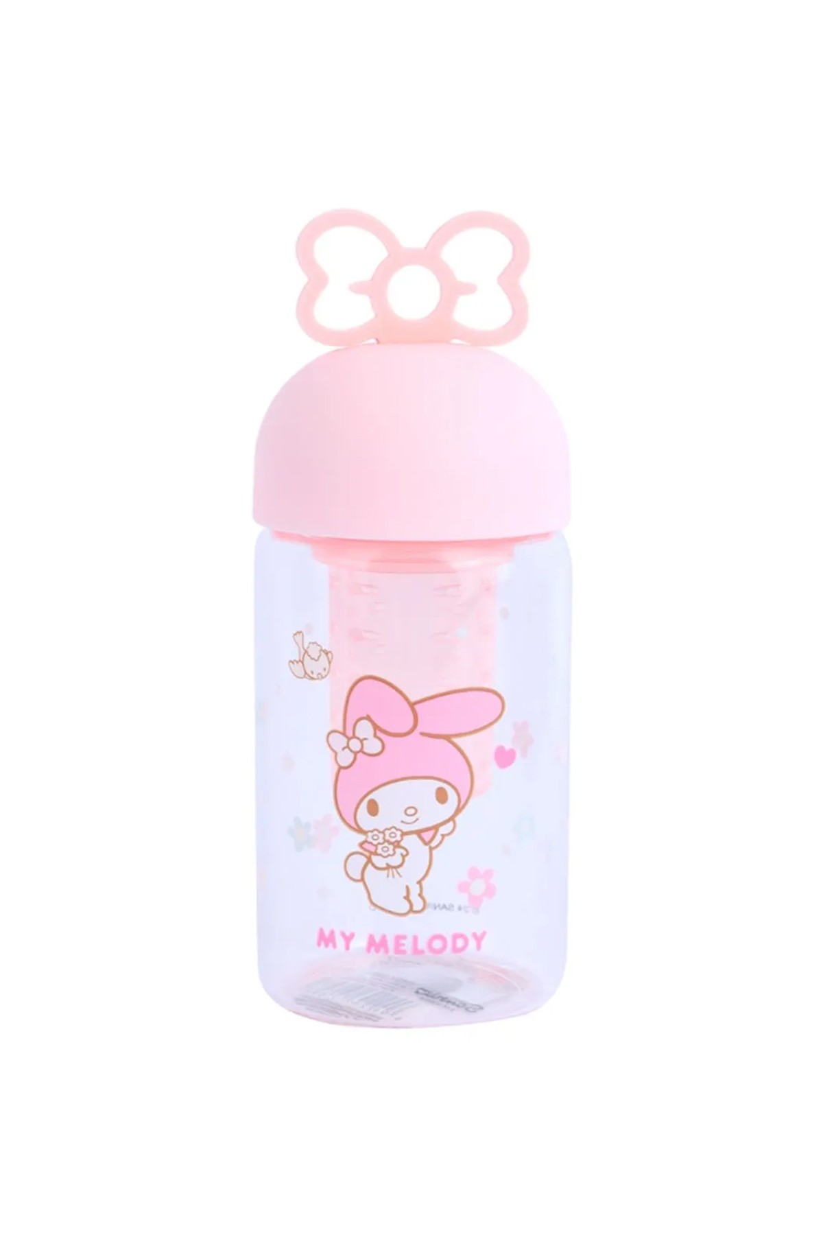 Sanrio Lisanslı Süzgeçli Borosilikat Cam Şişe - My Melody