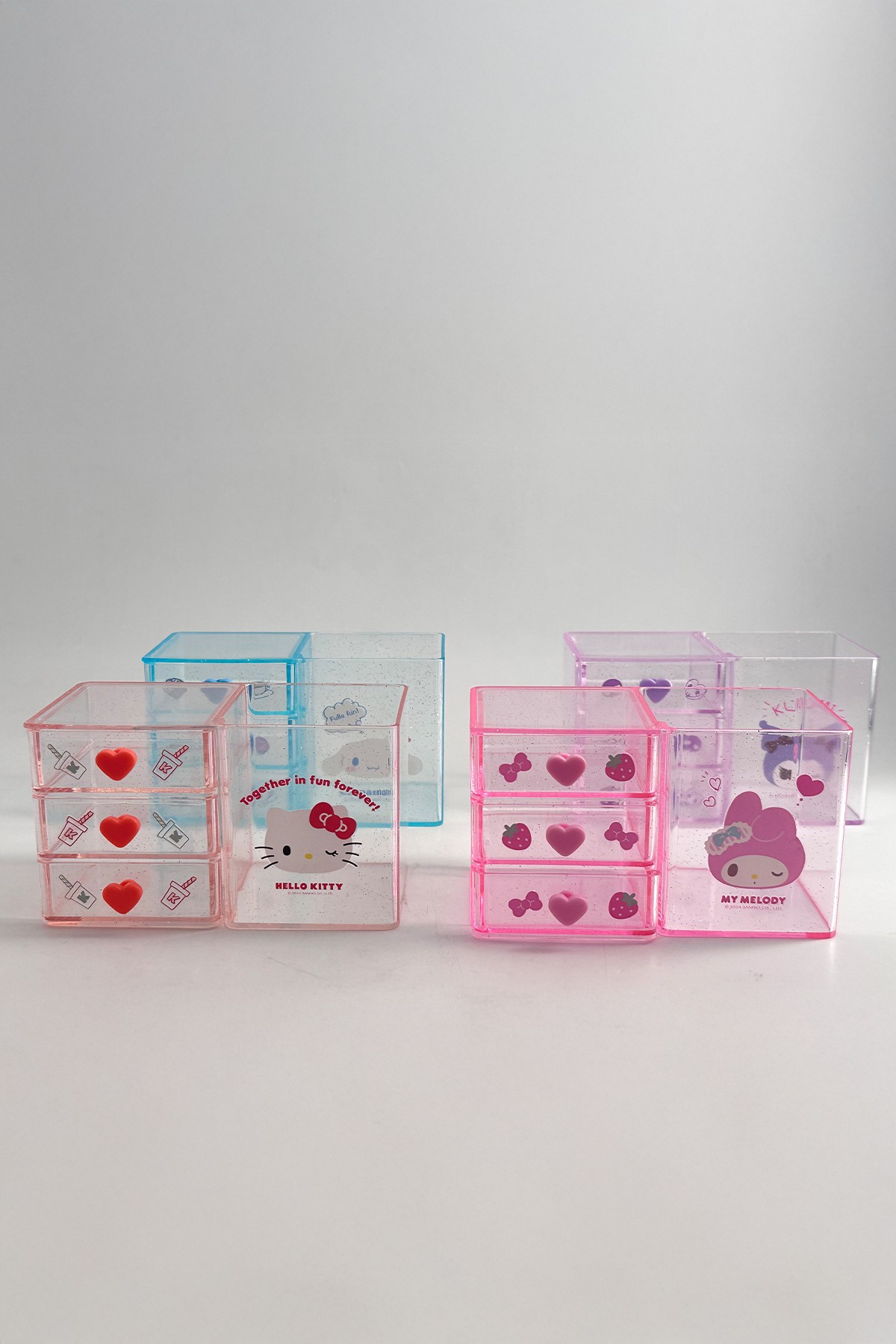 Sanrio Lisanslı Mini 3 Katmanlı Masa Düzenleyici (Cinnamoroll)