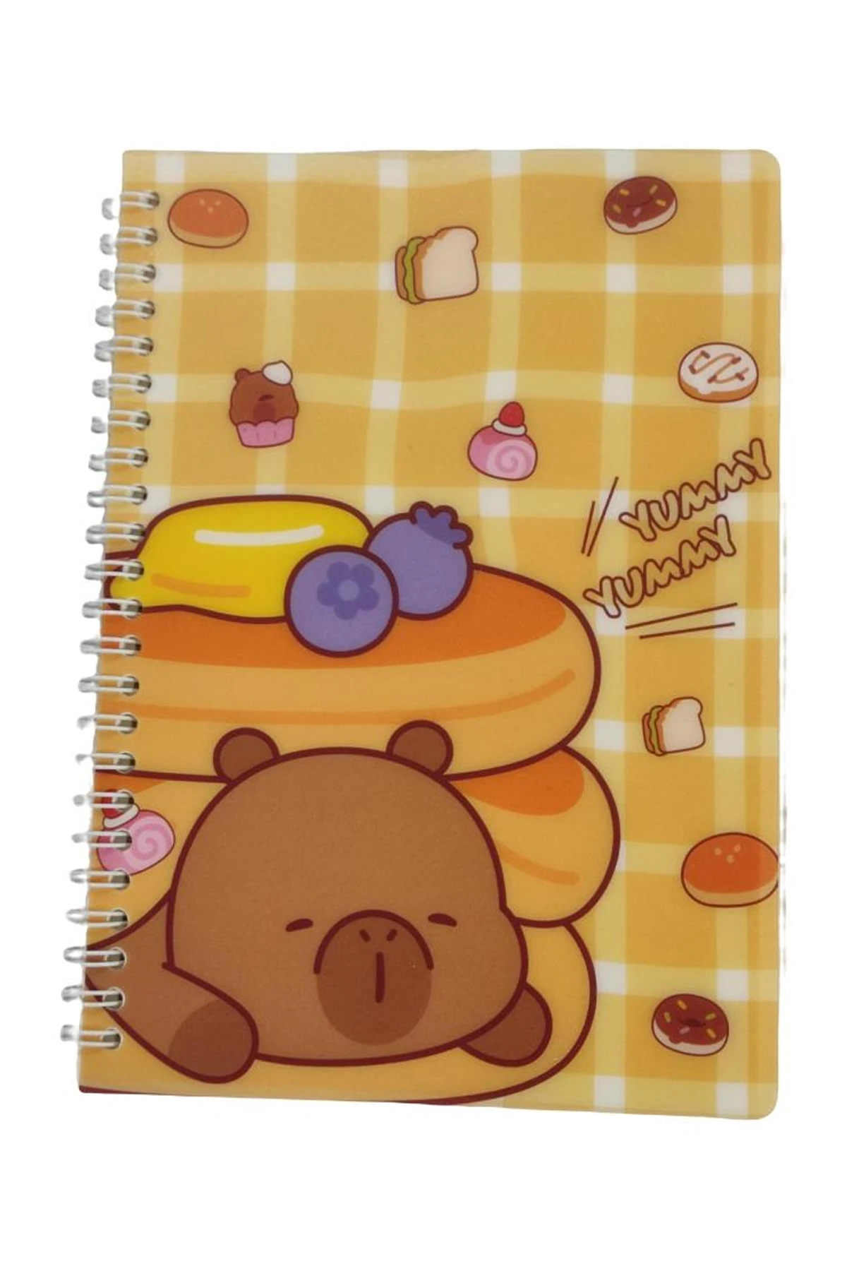 Pişirme Serisi A5 Telli Not Defteri (Kapibara Souffle)