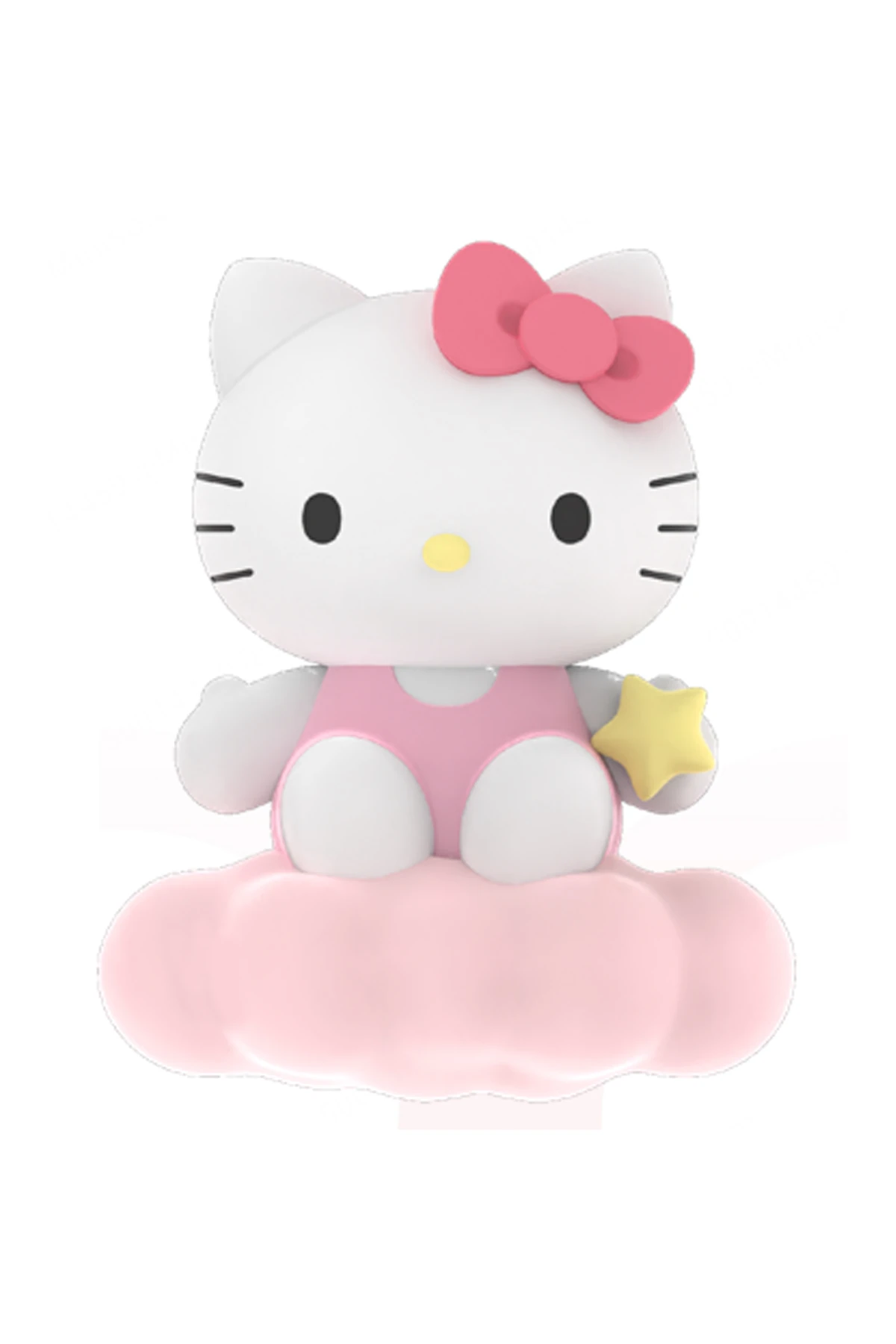 Sanrio Lisanslı Hello Kitty Silikon Başlıklı LED dekoratif Gece Lambası