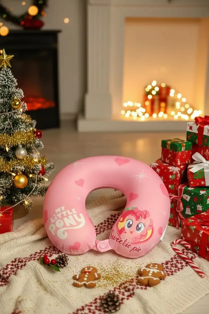 My Little Pony Lisanslı Hafızalı Köpük Boyun Yastığı (Pembe)