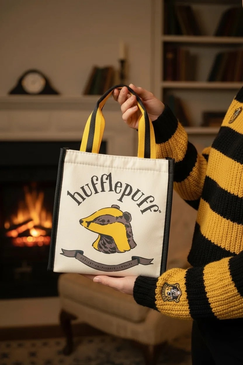 Harry Potter Lisanslı Yiyecek Çantası - Hufflepuff