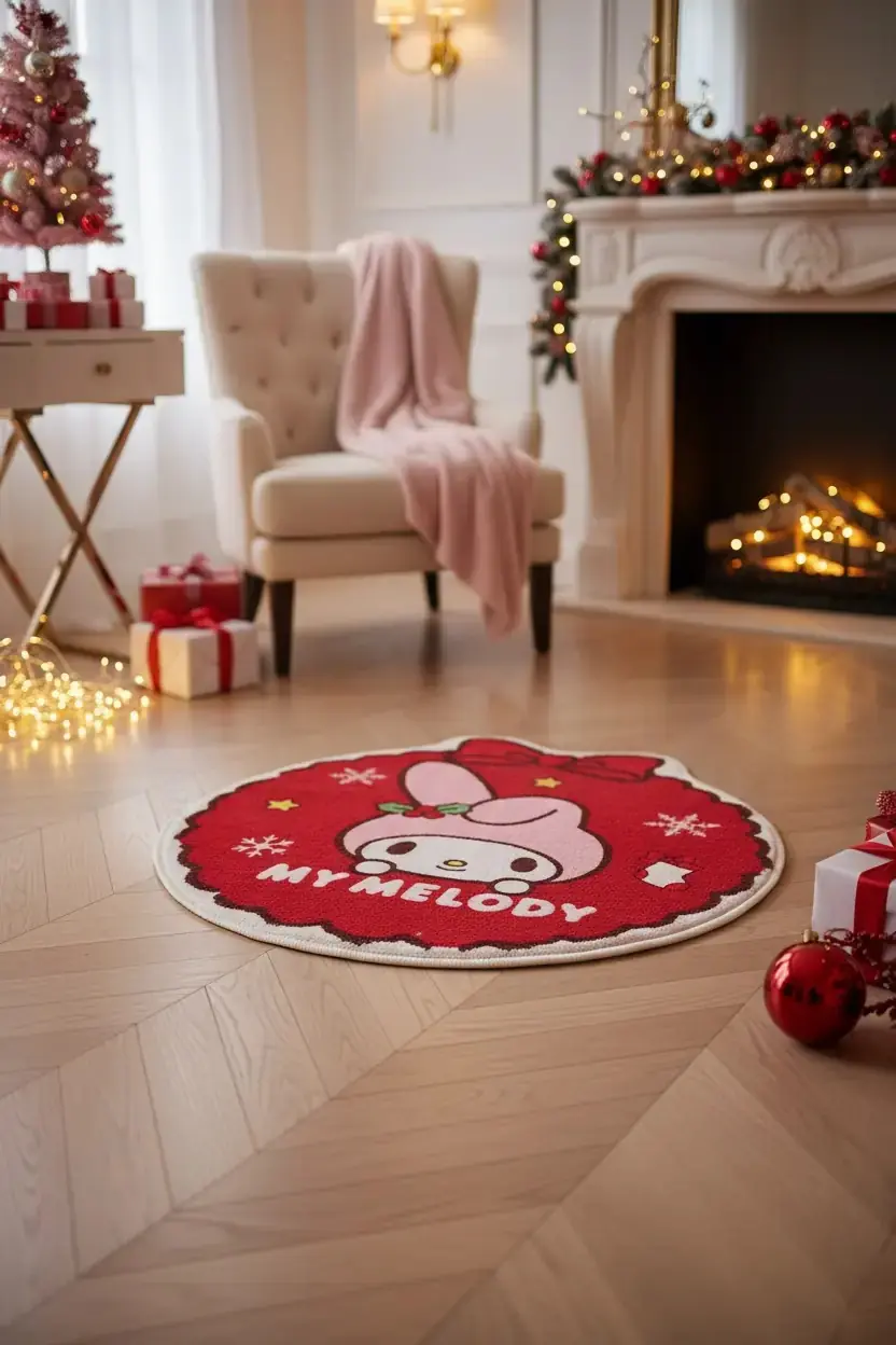 My Melody Halı 60 cm – Yılbaşı Dekoratif | Miniso TR