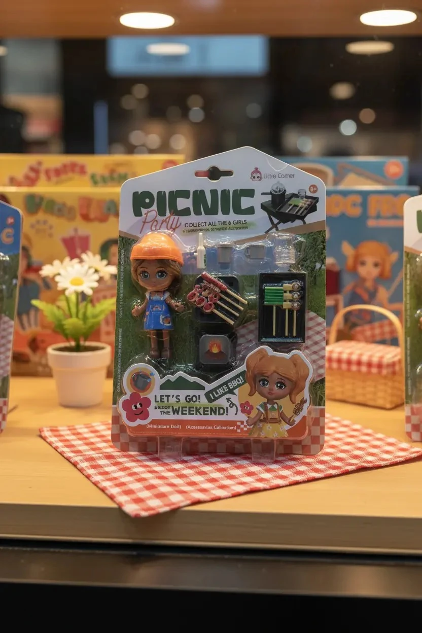 Little Corner Picnic Party Mini Bebek ve Mangal Seti