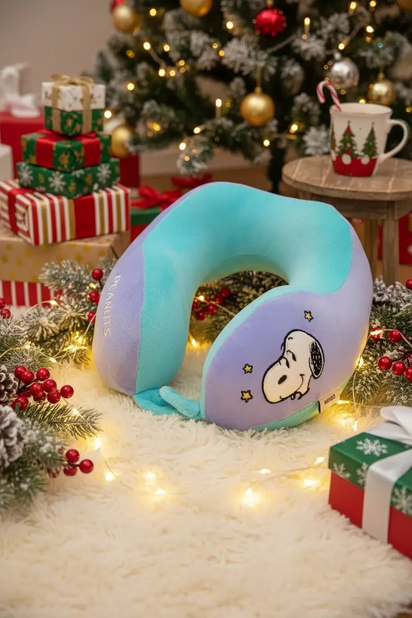 Snoopy Lisanslı Vintage Serisi Hafızalı Boyun Yastığı