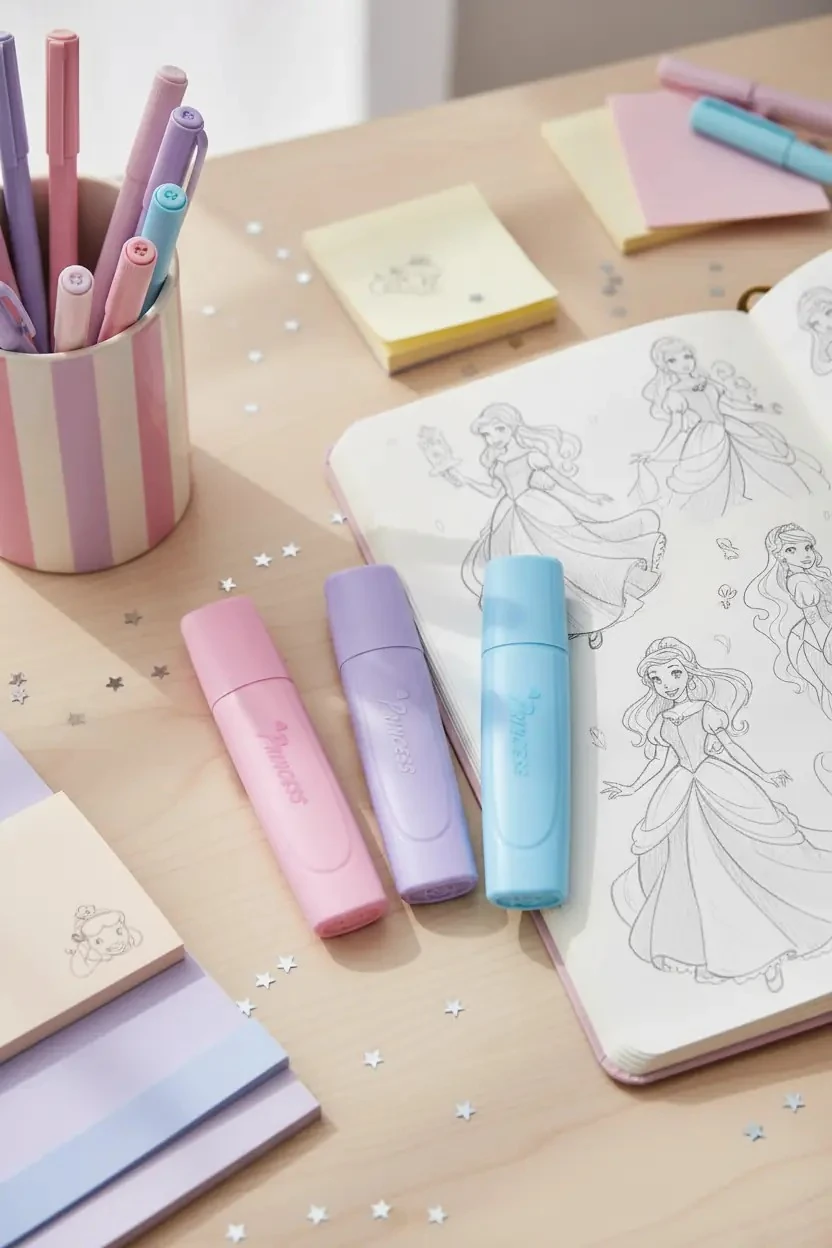 Disney Manga Prenses Lisanslı 3'lü Marker Set