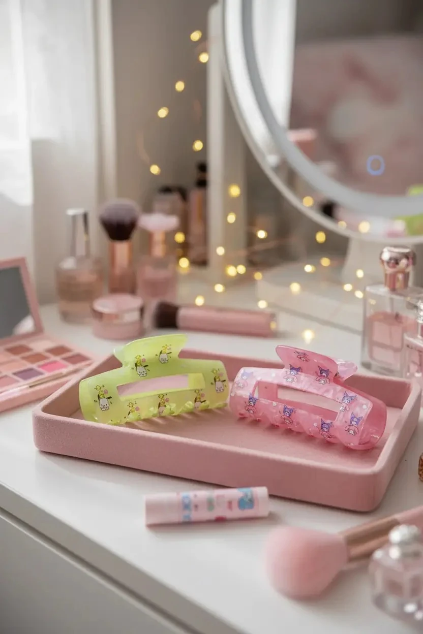 Sanrio Lisanslı Hello Kitty Küçük Saç Tokası