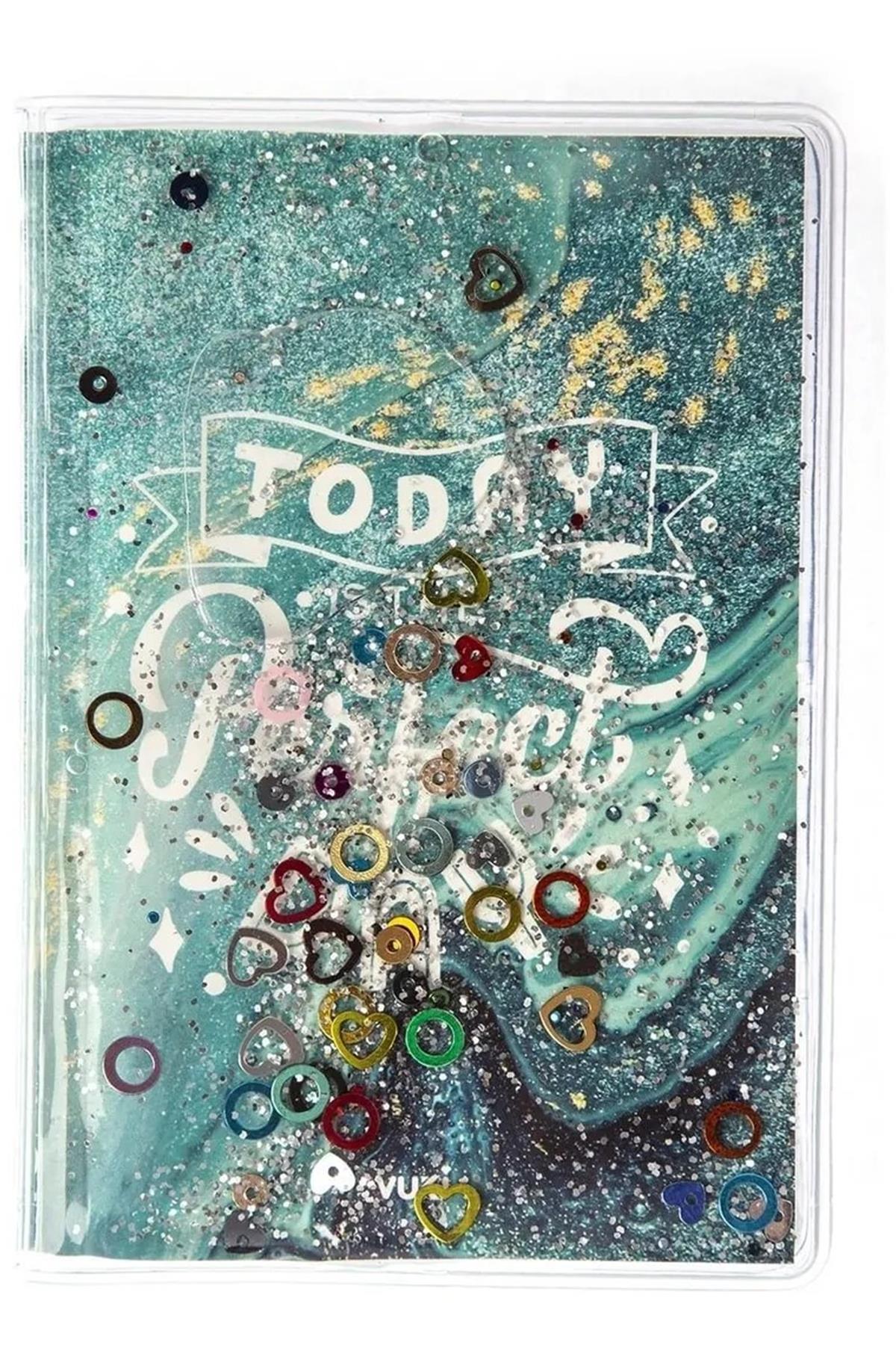 Vuki Simli Ve Sulu Kapaklı Renkli Sayfalı Desenli Mini Defter-Renkli (Outlet)