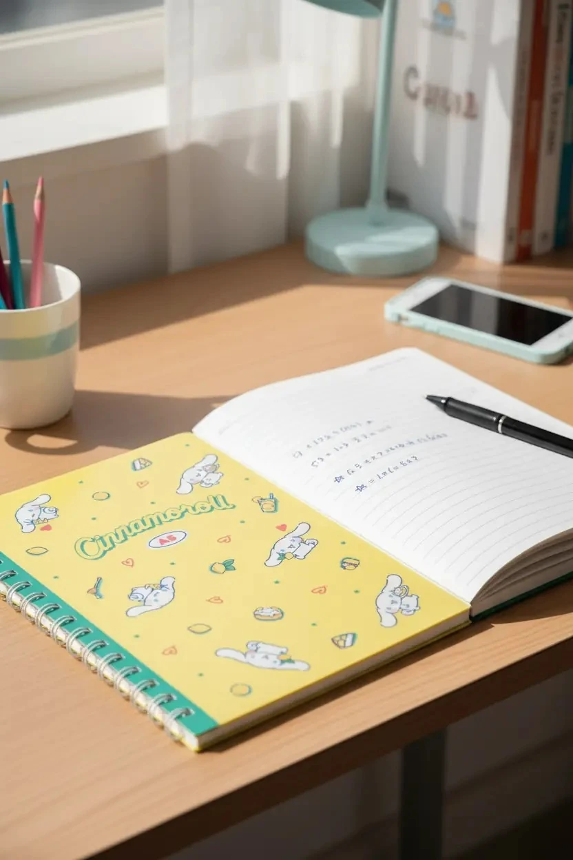 Sanrio Lisanslı Cinnamoroll Retro Koleksiyonu A5 Spiral Telli 80 Sayfa Defter