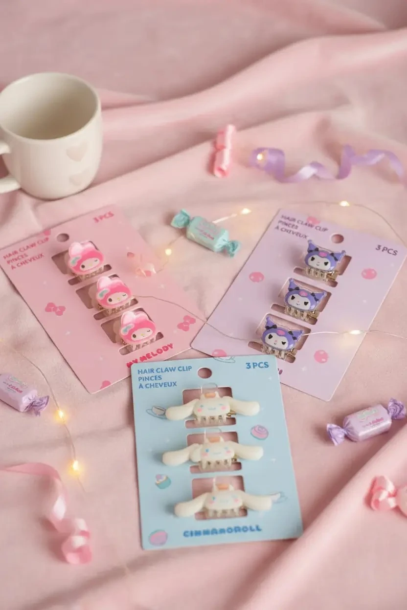 Hello Kitty Lisanslı Pençe Tokası (3 adet)