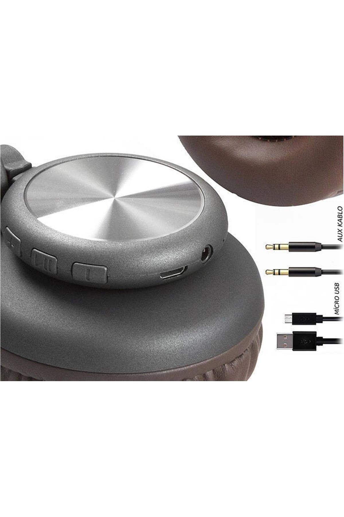 Snopy Sn-Bt40 Rıtm Gri Tf Kart Özellikli Bluetooth Kulaklık