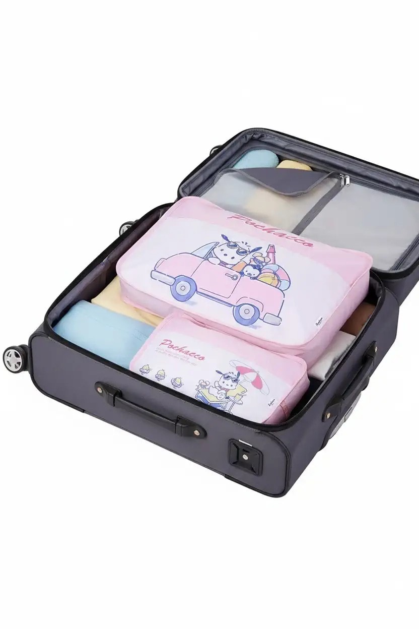 Sanrio Lisanslı Seyahat Çantası (2 Adet) - Pochacco