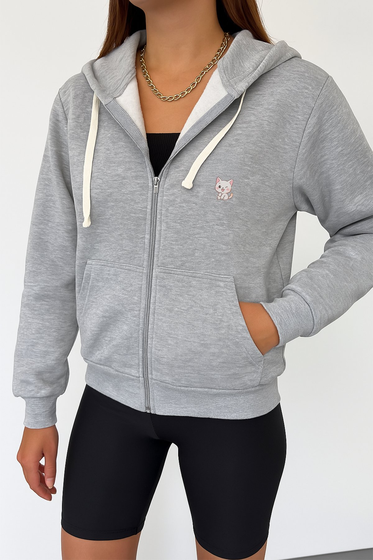 Sheforshe Ss23 210254 Kadın Kapşonlu Sweatshirt