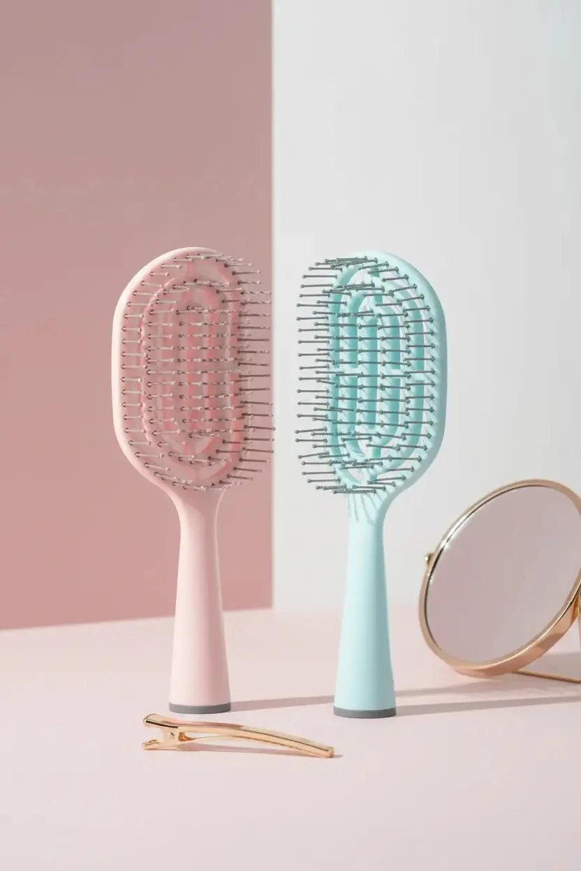 Miniso Lisanslı Mini Ayaklı Havalandırmalı Saç Fırçası 17 Cm – Taşınabilir Tasarım