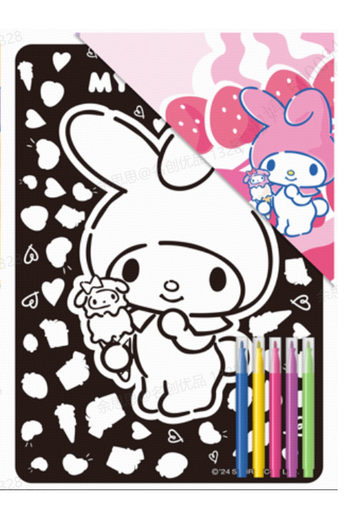 Sanrio Lisanslı  Hello Kitty Ve Arkadaşları Boyama Seti (2 Çeşitli Model)(B)