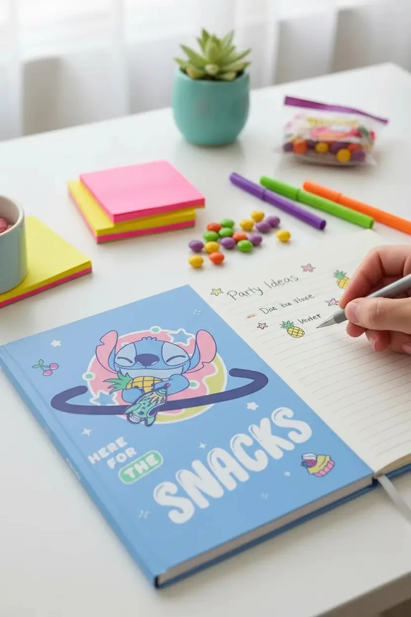 Disney Lilo & Stitch Lisanslı Uçak Kabartmalı Sert Kapak Defter – 80 Yaprak