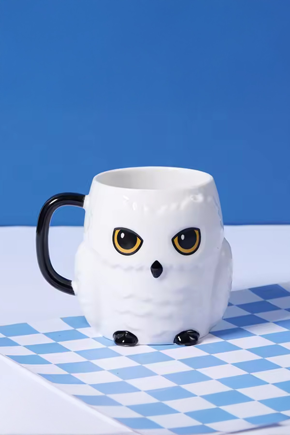 Harry Potter Lisanslı Kaşıklı Seramik Kupa (800ml) - Hedwig