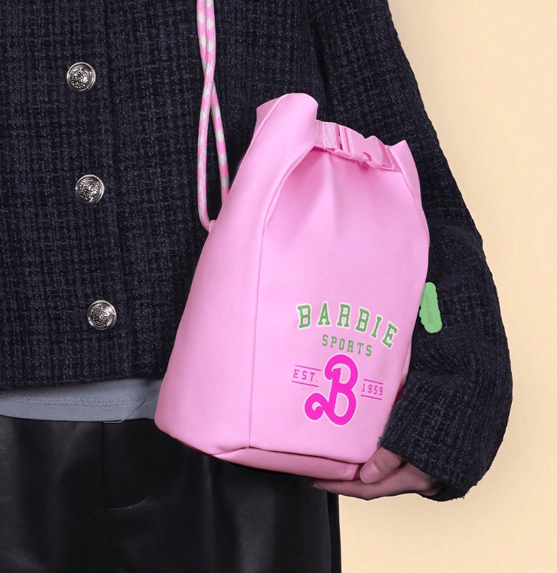 Barbie Lisanslı Pembe DIY Matara Çantası