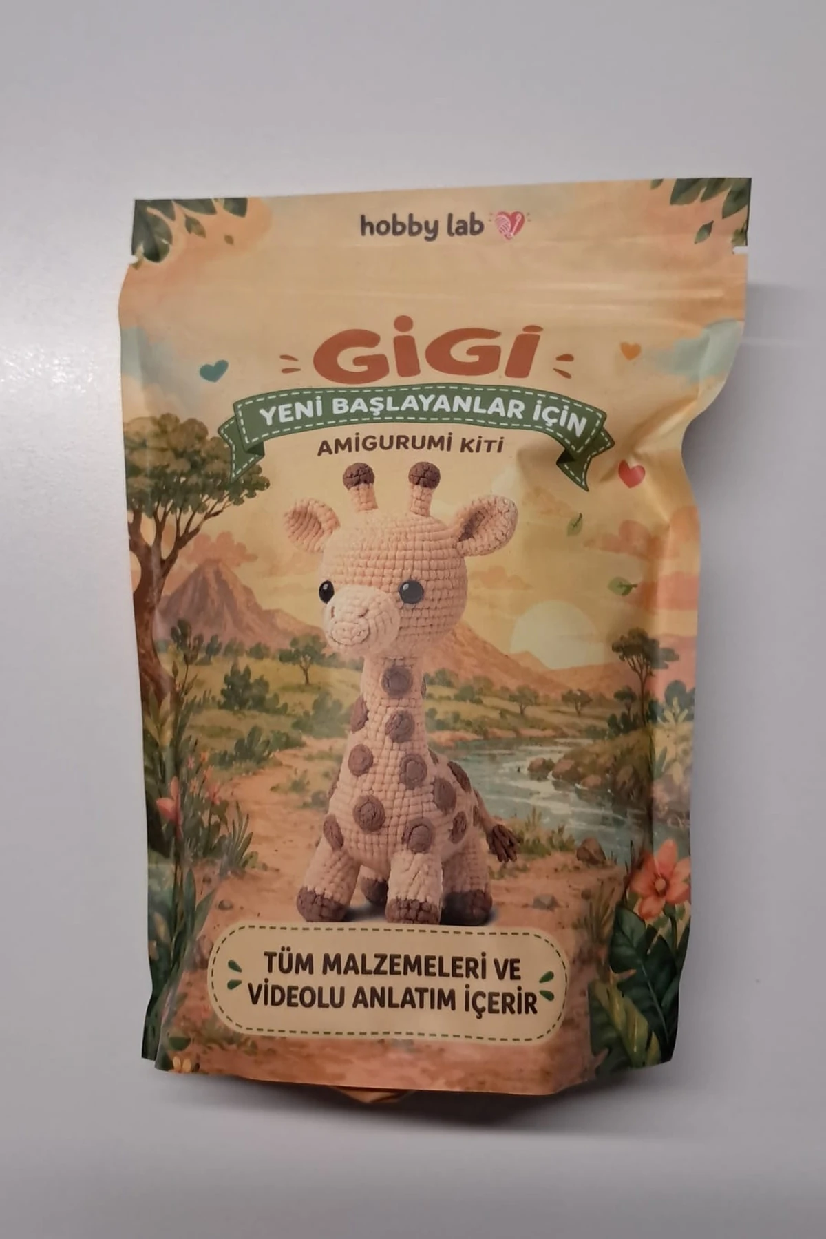 Zürafa Örgü İpi Seti