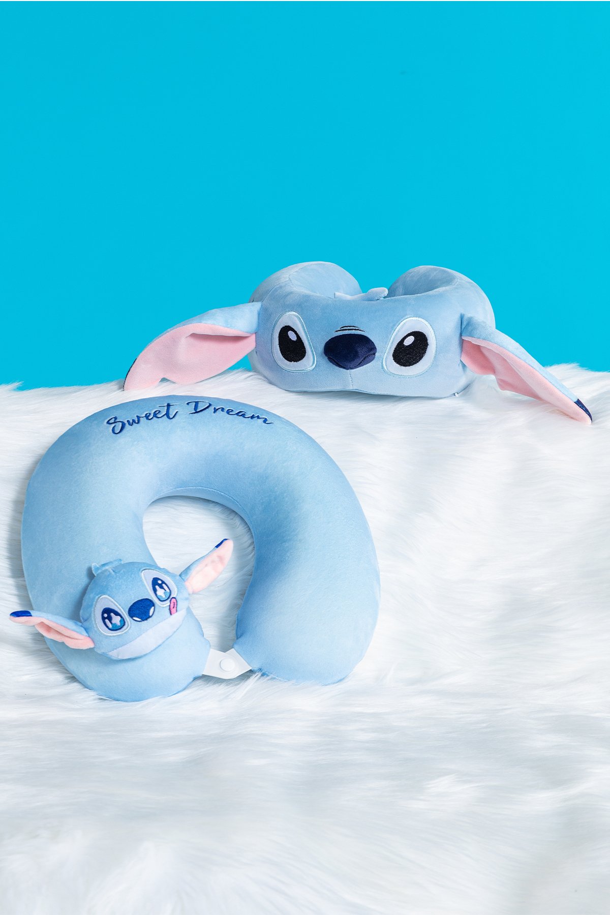 Disney Lilo & Stitch Lisanslı Hafızalı Boyun Yastığı