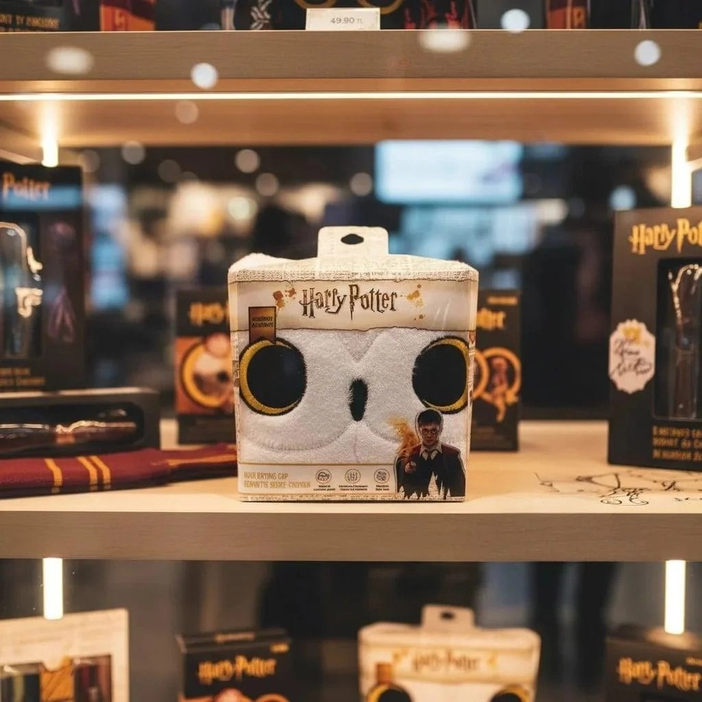 Harry Potter Lisanslı Hedwig Figürlü Saç Havlusu