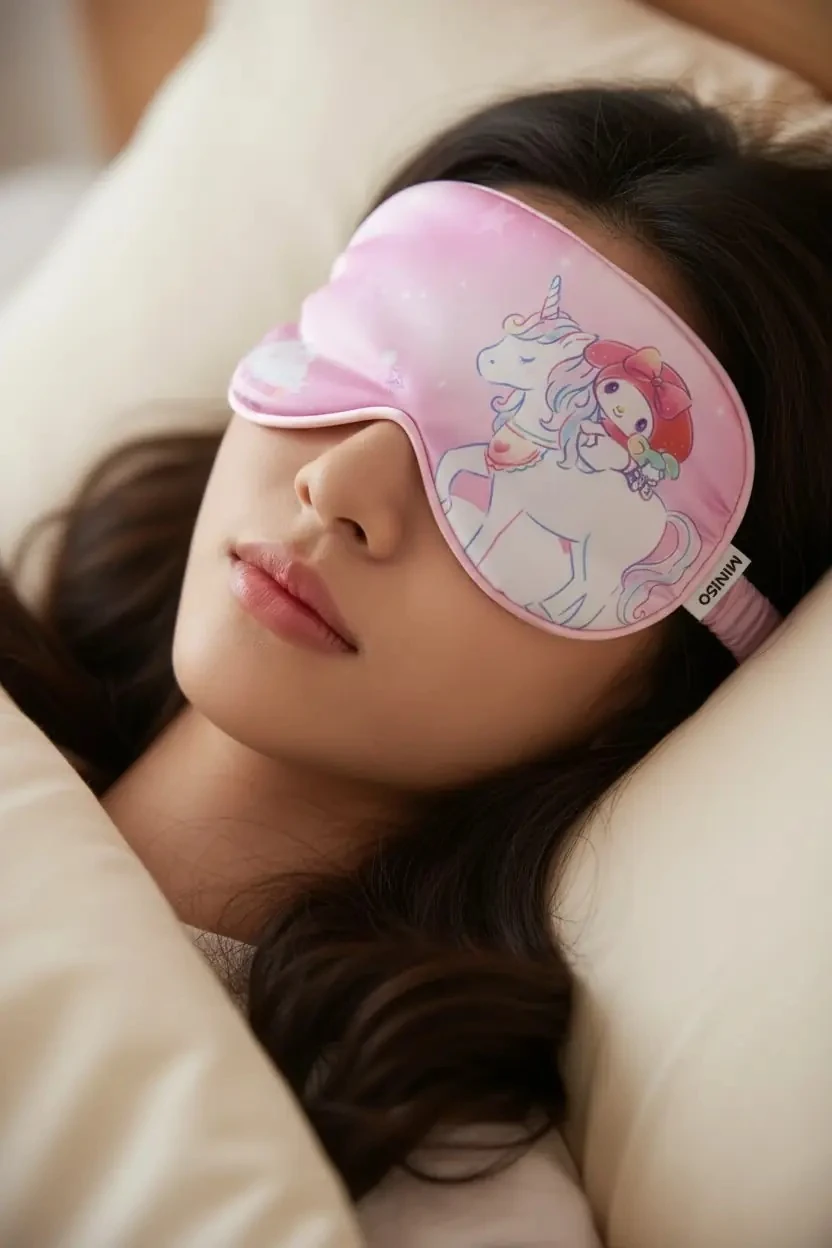 Sanrio Lisanslı My Melody Unicorn Serisi Uyku Maskesi
