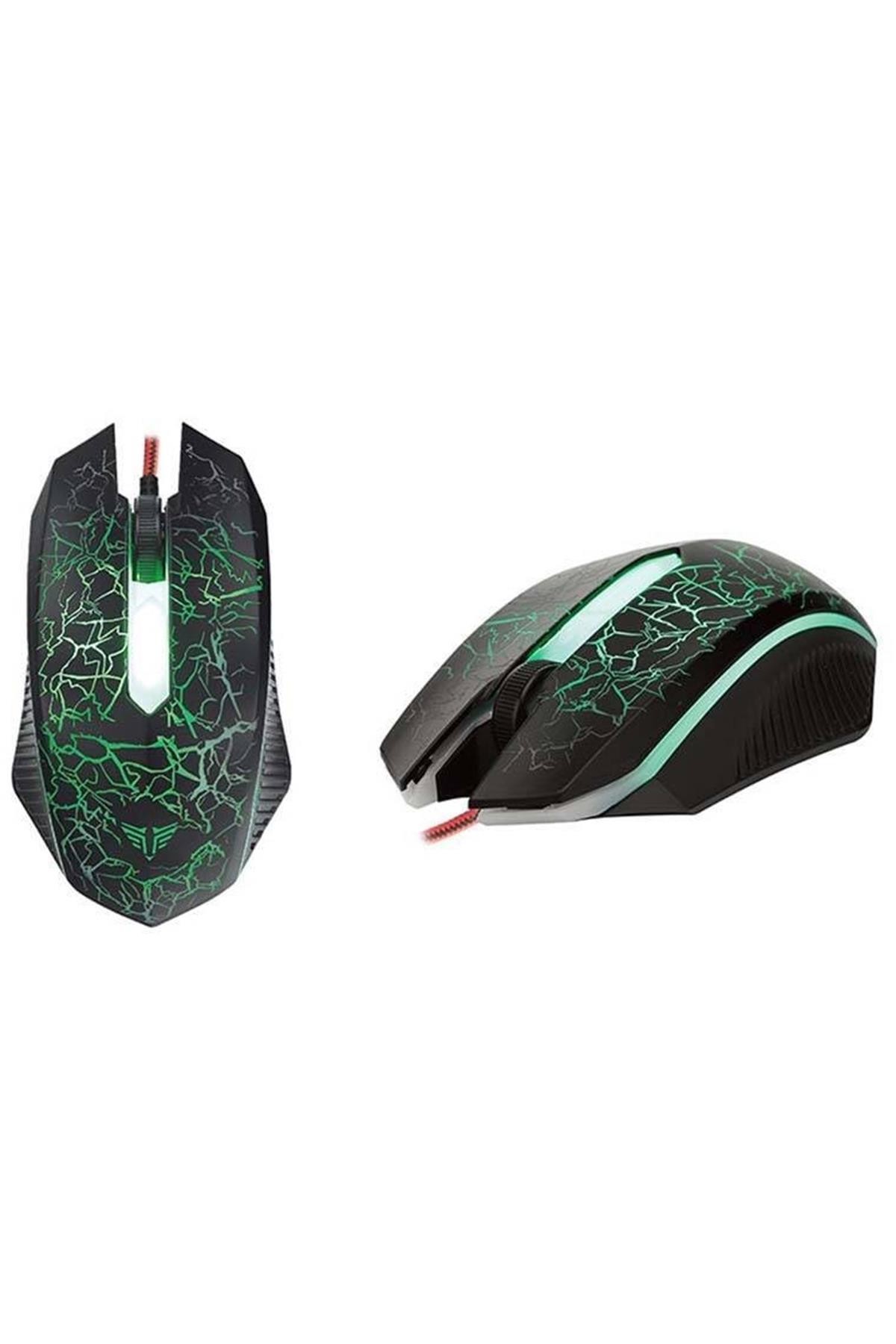 Siyah Everest Kmx-99 Usb Gökkuşağı Zemin Aydınlatmalı Q Oyuncu Klavye Ve Mouse Set