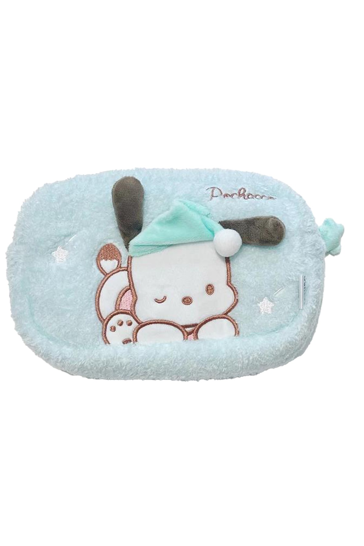 Sanrio Lisanslı Peluş Kozmetik Çantası - Pochacco