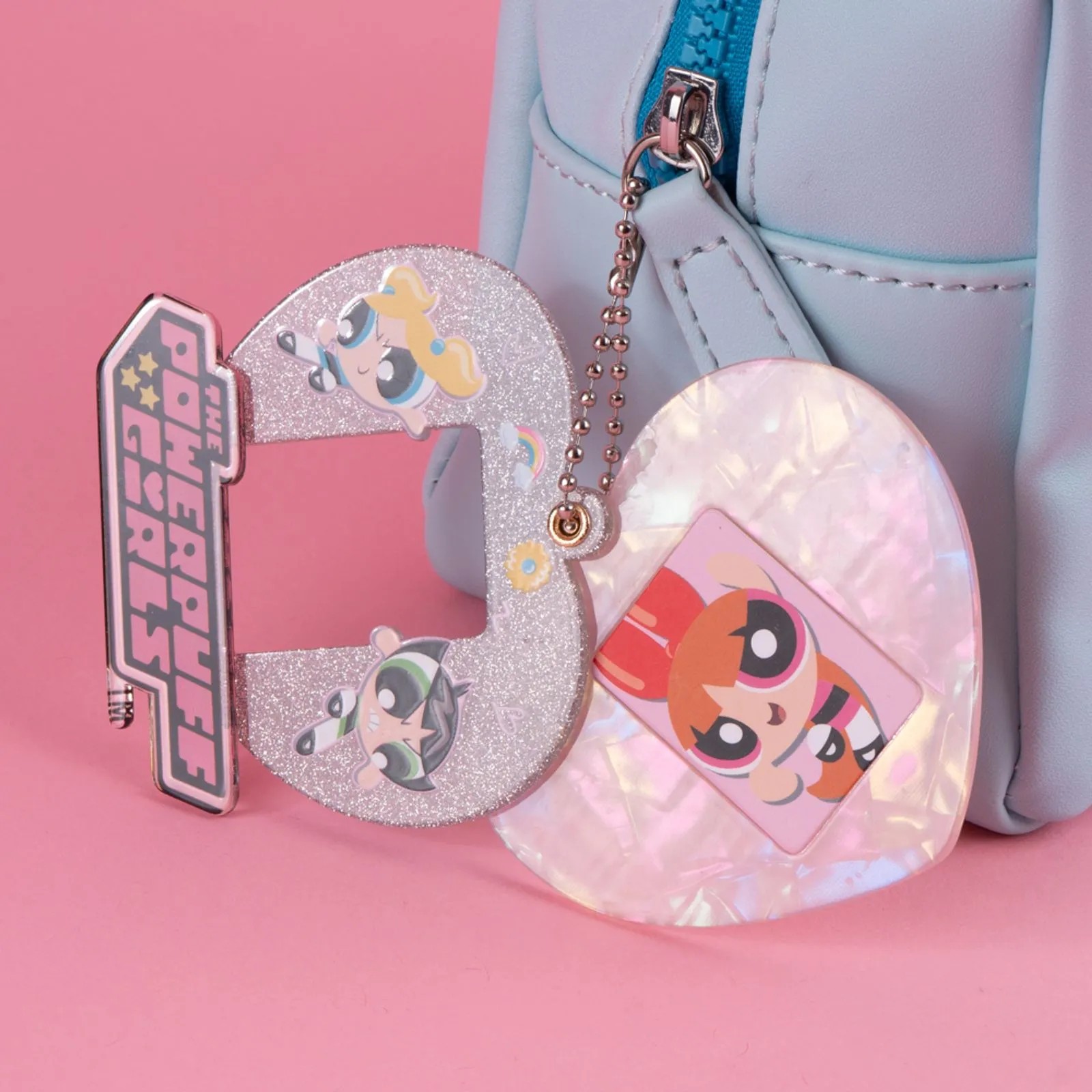Powerpuff Girls Lisanslı Kalp Figürlü Anahtarlık