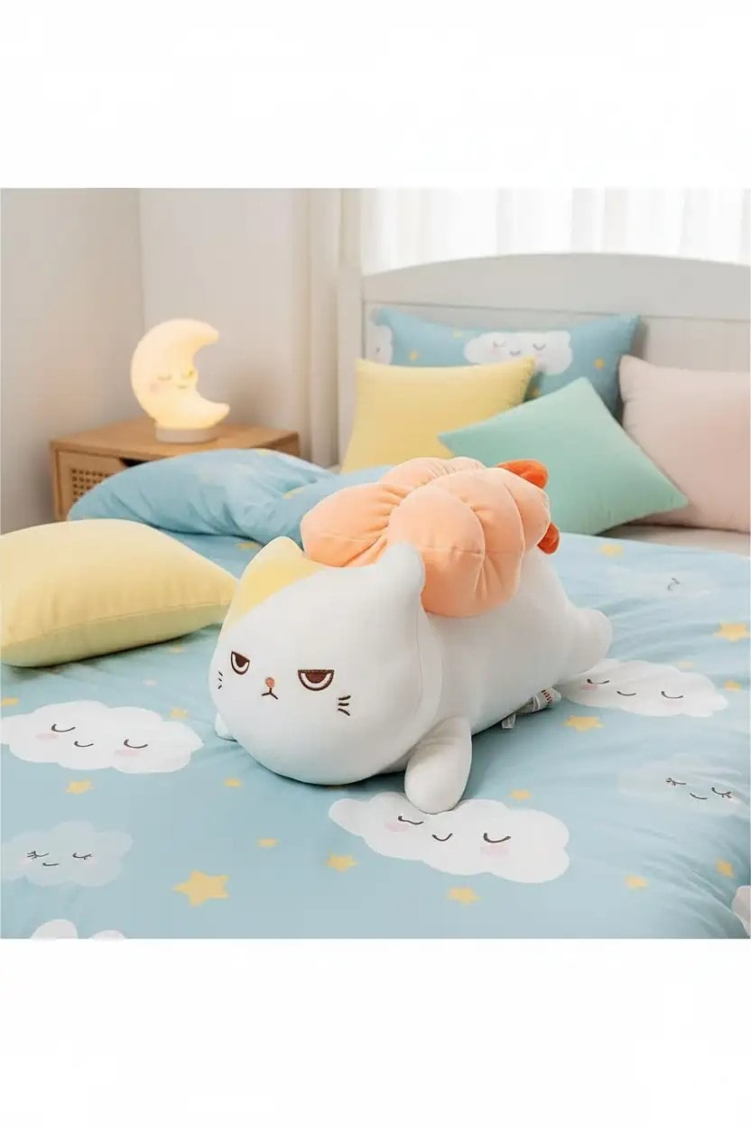Suşi Kedi Peluş Oyuncak - Shrimp 32 Cm