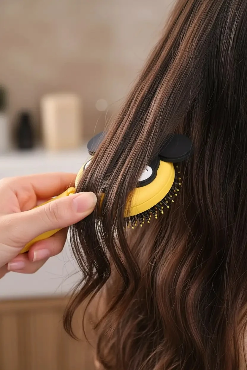 Disney Lisanslı Yuvarlak Saç Açıcı Fırça