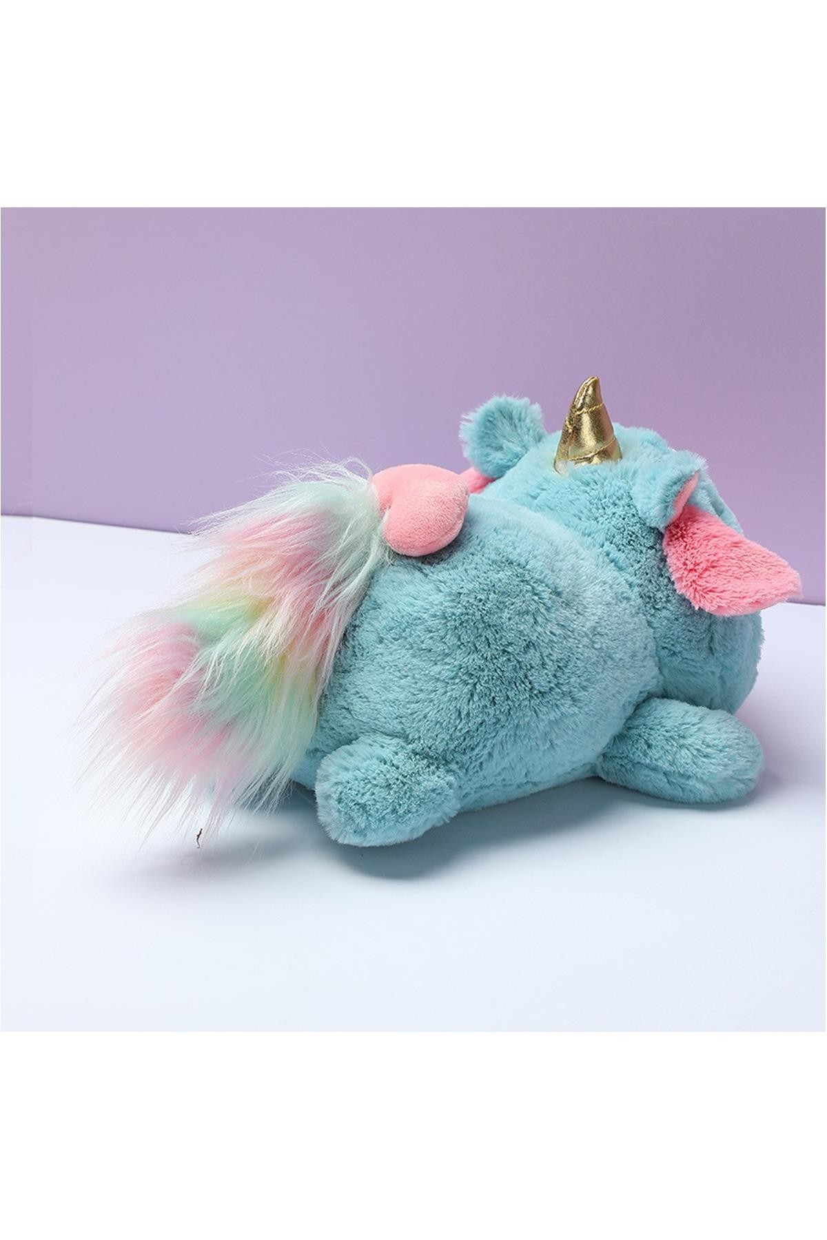 Mini Family Serisi Unicorn Kostümlü Peluş Oyuncak - Tavşan 23Cm