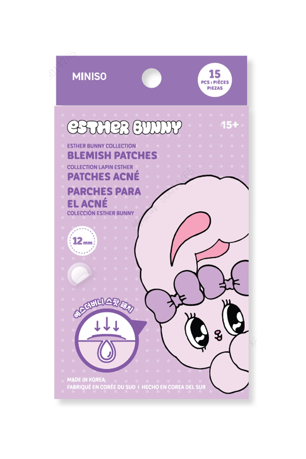 Esther Bunny Serisi Akne Bandı 12mm