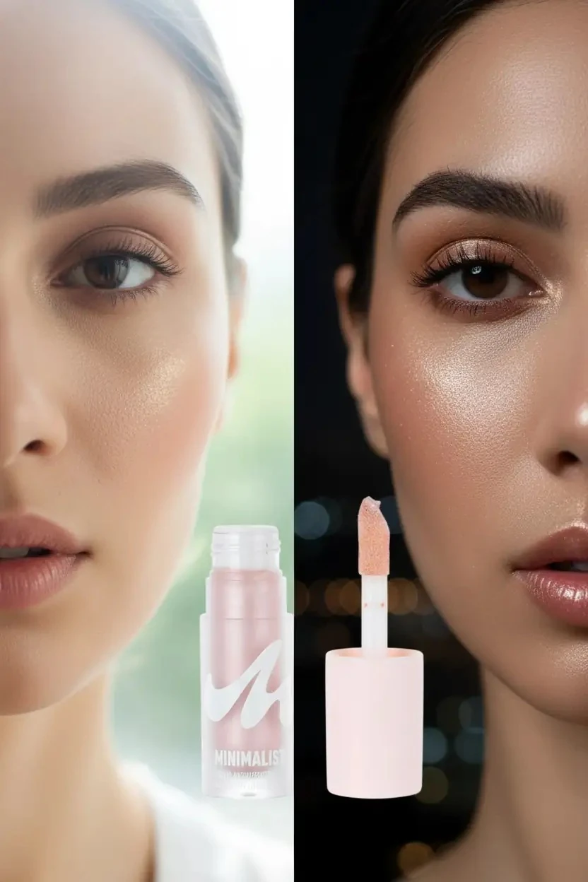 Miniso Lisanslı Minimalist Serisi Likit Aydınlatıcı No 03 Gül Pembesi - Doğal Işıltı Veren ve İnce Yapılı Highlighter