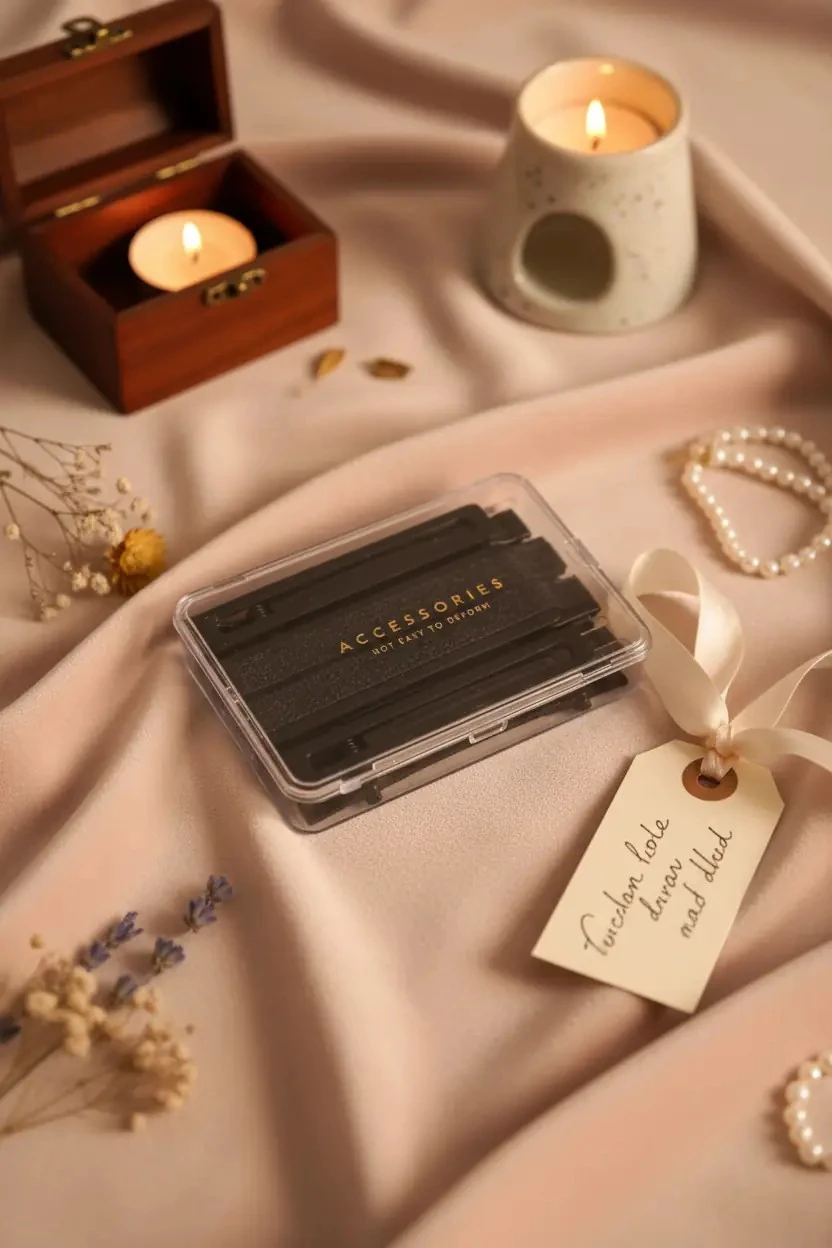 10'Lu 6Cm Siyah Kıstırma Toka