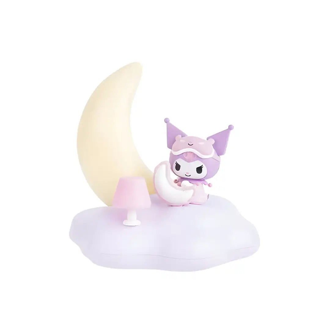 Sanrio Lisanslı Düş Serisi LED Gece Lambası - Kuromi