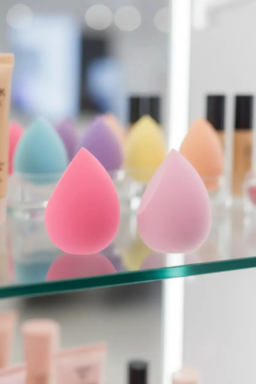 Şeftali Pembesi Serisi Eğimli Makyaj Süngerleri (2 adet)