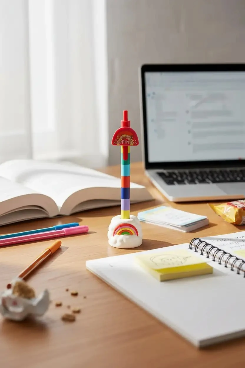 Yaz Renkleri Serisi Standlı Tükenmez Kalem