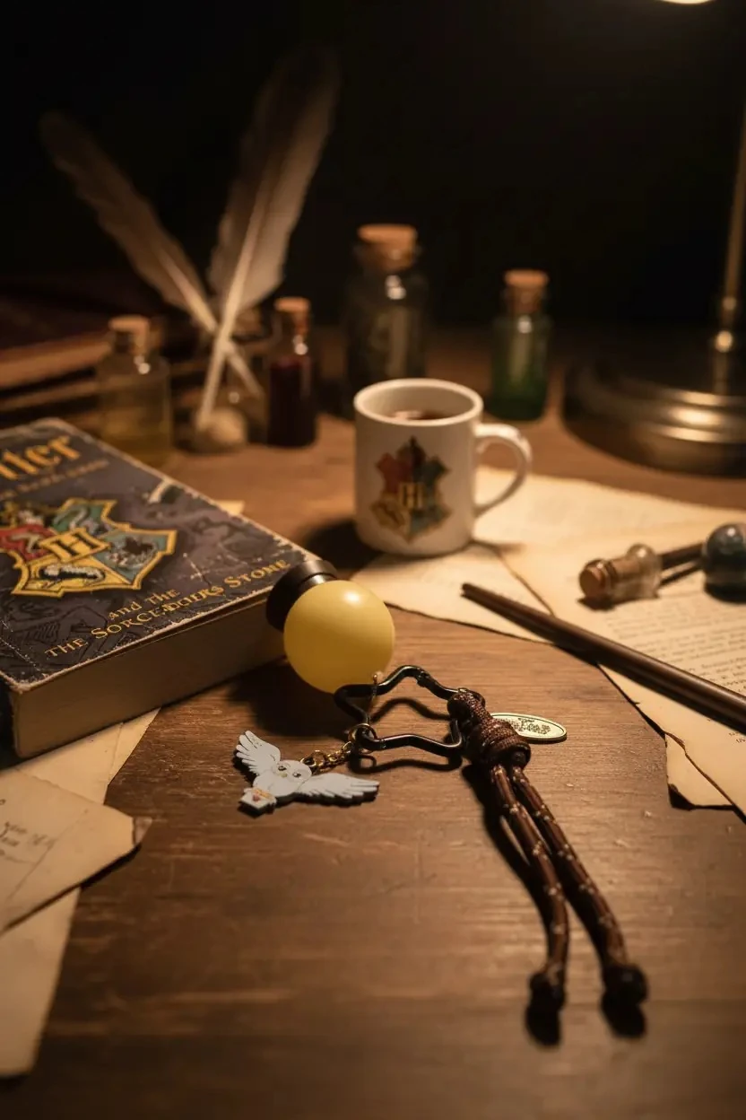 Harry Potter Lisanslı Çinko Alaşımlı Anahtarlık (Hedwig)