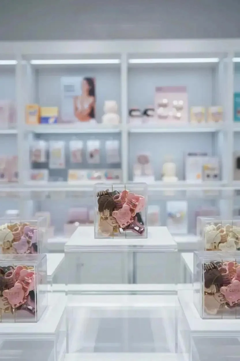 Miniso Lisanslı Sevimli Ayı Mini Saç Pençesi Tokası (14 Adet) – Şeffaf Kutulu & Hafif