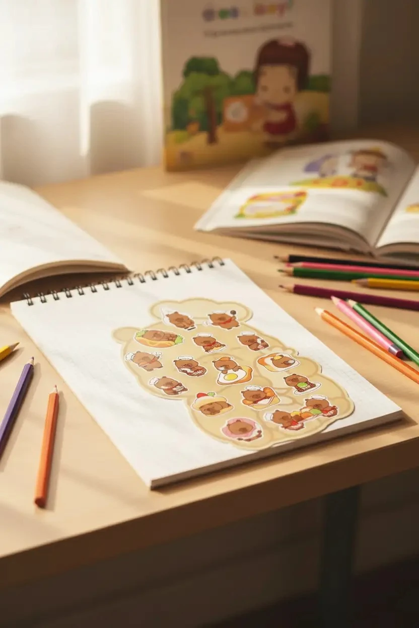 Pişirme Serisi Stickerlar (Mimibara)