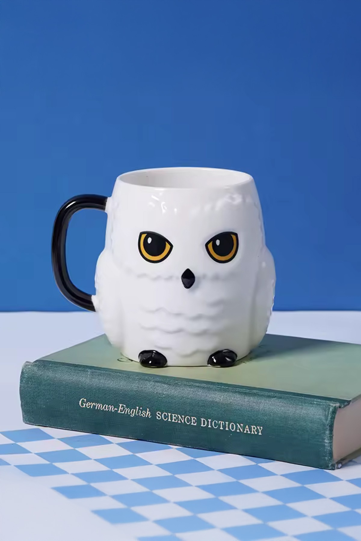 Harry Potter Lisanslı Kaşıklı Seramik Kupa (430ml) - Hedwig