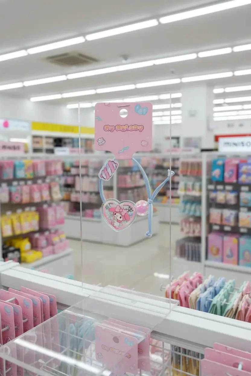 Hello Kitty Lisanslı Tatlı Fabrika Serisi Saç Tokası – Pastel & Esnek Yapı