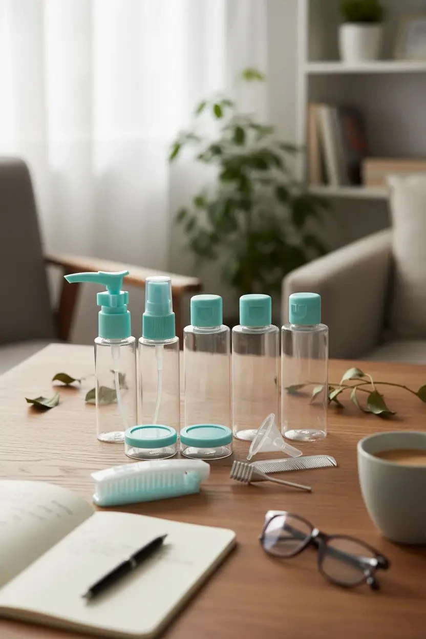 Çok Fonksiyonlu Seyahat Şişe Seti (11 Adet)