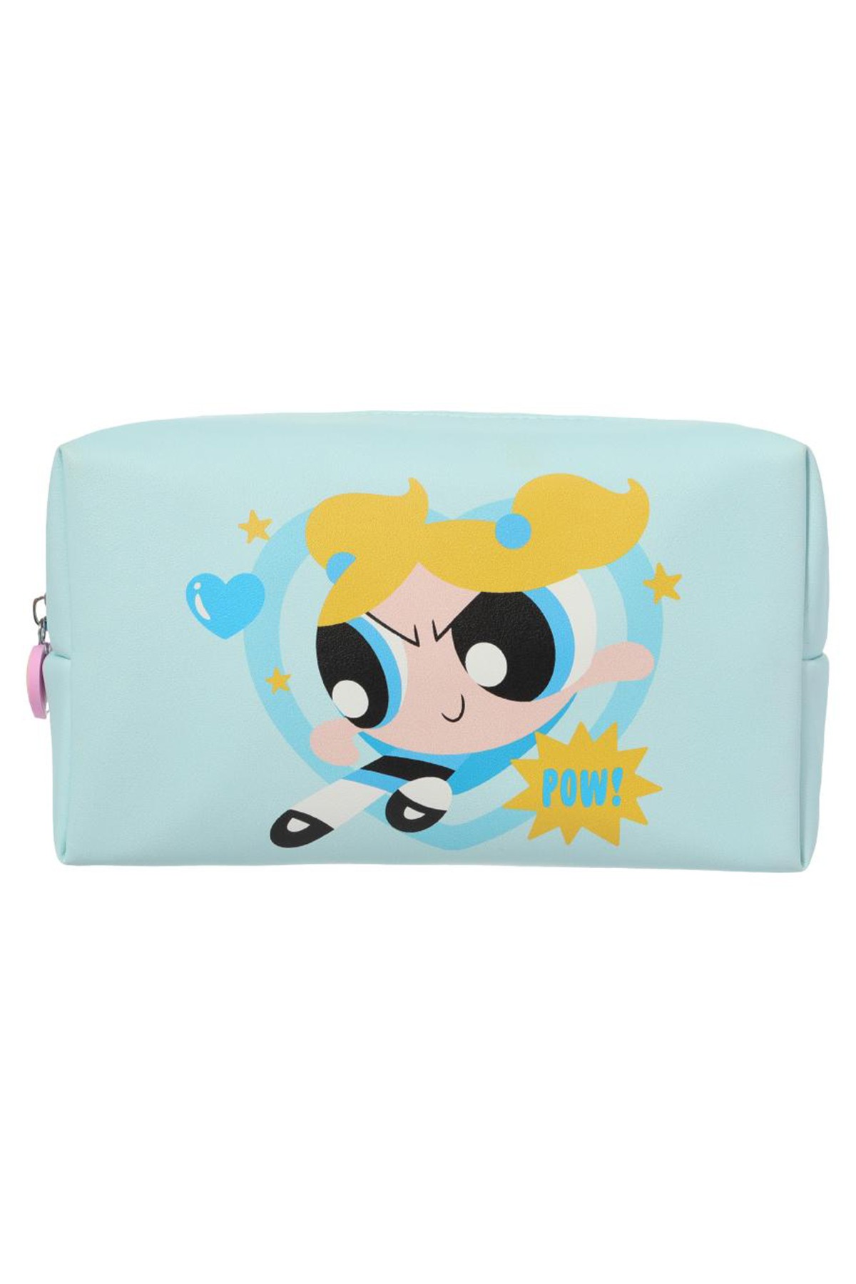 Powerpuff Girls Lisanslı Kare Kozmetik Çantası - Bubbles